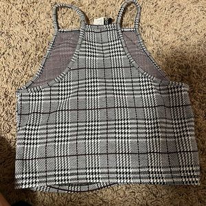 H&M crop top, grey, size small
